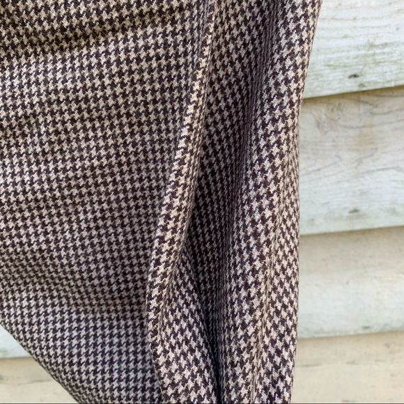 Vintage 90s Talbots Plaid Houndstooth Mini Skirt - Picture 11 of 15
